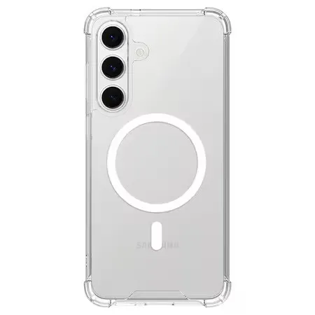 DropZone Rugged Clear w/Magnets Case Clear for Samsung Galaxy S25 FE