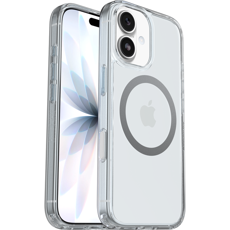 OtterBox Symmetry Clear MagSafe Case w/Camera Control Clear with Blue Tint (Clear) for iPhone 17