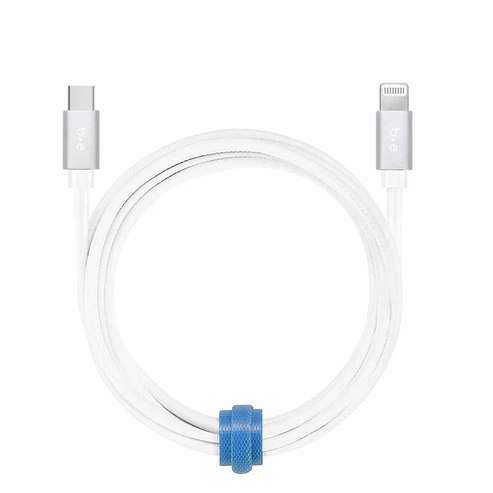 Braided Charge/Sync USB-C to Lightning Cable 6ft White [USB-C TO LIGHTNING]