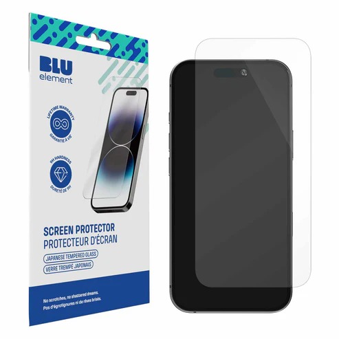 Blu Element Tempered Glass Screen Protector with Installation Kit for iPhone 17 Pro Max/iPhone 16 Pro Max